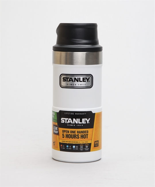 Stanley One Hand Vacuum Mug 2.0 0,35-White