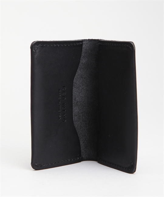Red Wing Shoes Card Holder Wallet Black 95021