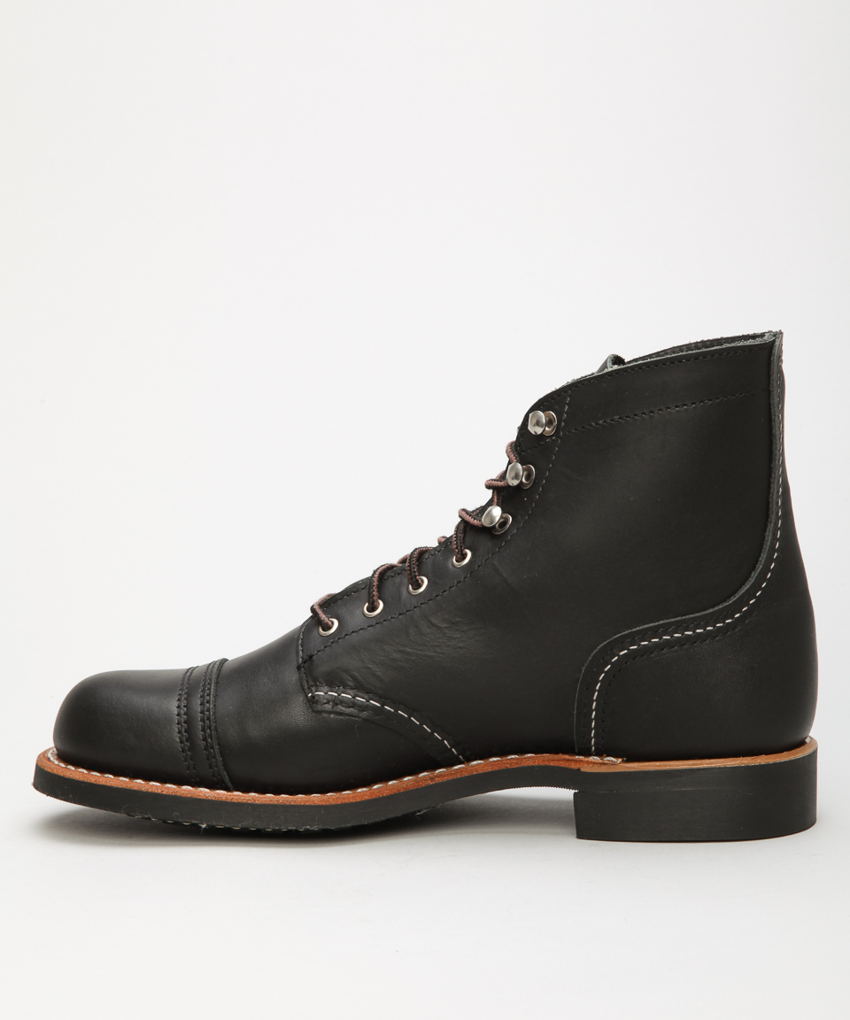 Red Wing Shoes 6 Iron Ranger 3366-Black Shoes - Shoes Online - Lester Store